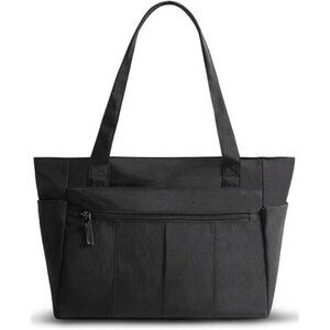 Waterproof nylon tote bag for women shoulder handbag work travel school zipper